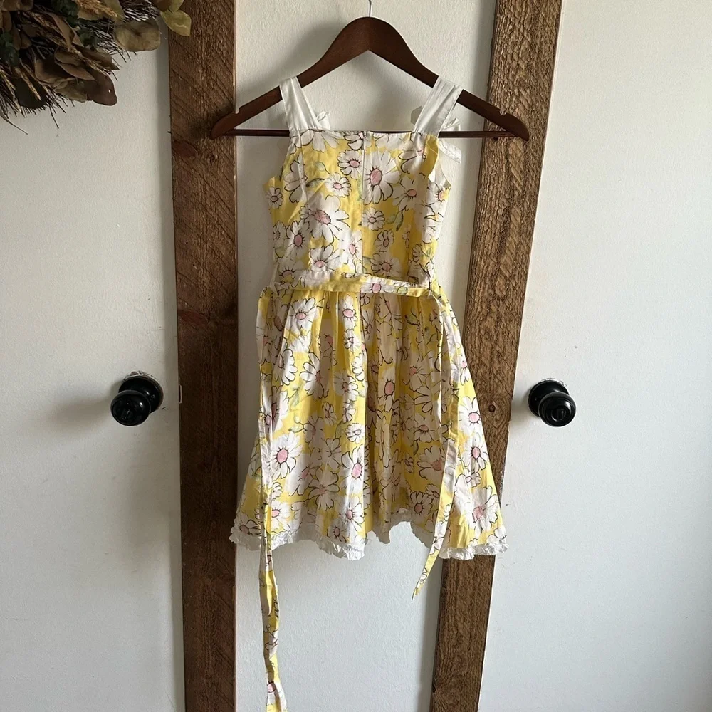 Vintage Children’s Place Girl’s Dainty Daisies Cotton Dress Fit and Flare Size 6
